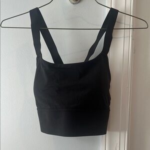 Athleta black sports bra size medium